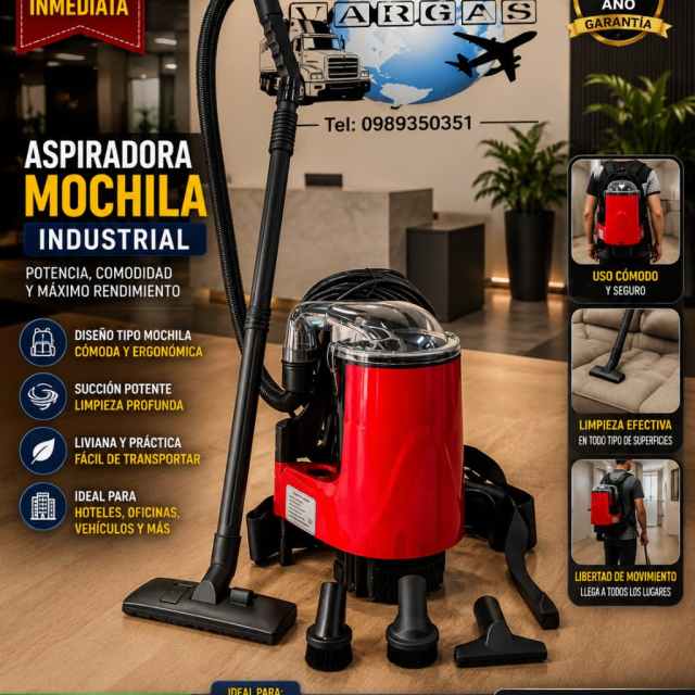 aspiradora mochila